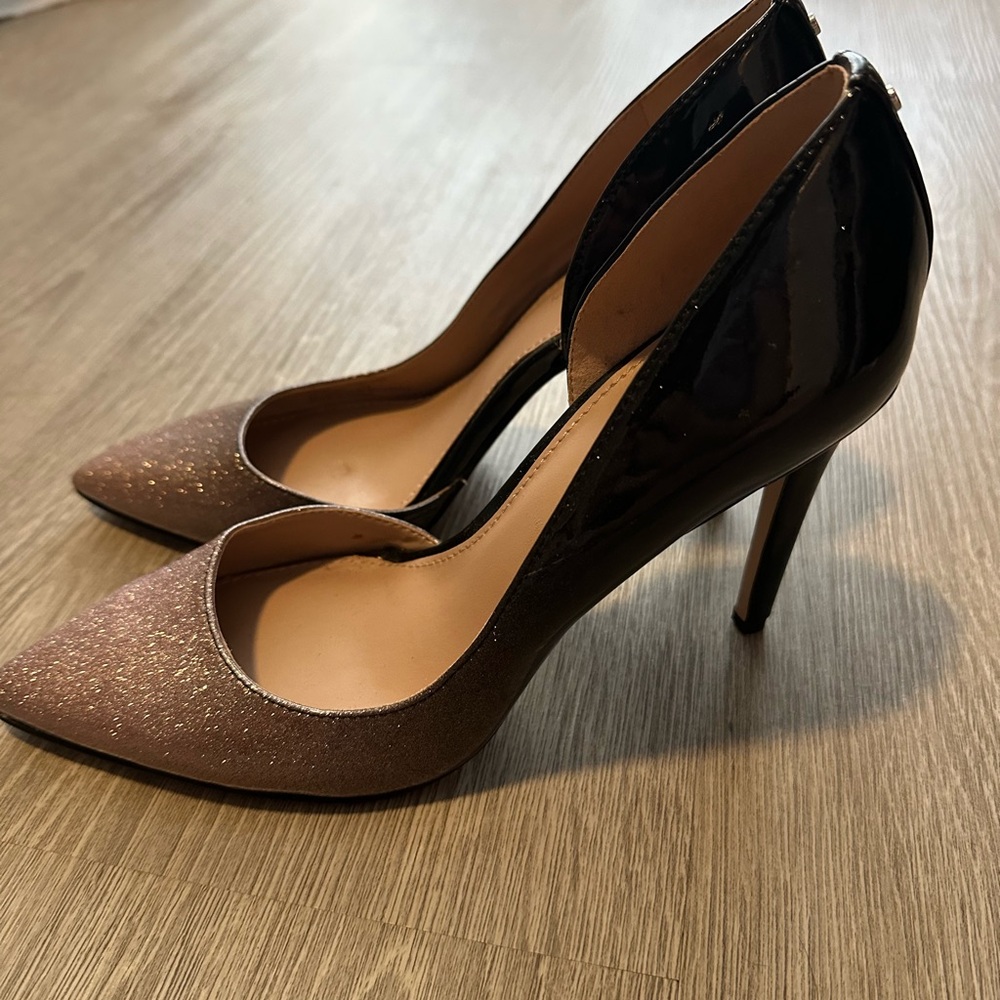 Chic Black and Brown Women's Heels